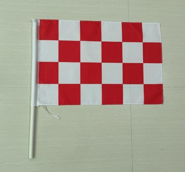 F1 Racing Zwart-Wit Schaakbord Vlag Banner - Rode & Witte Optie Beschikbaar