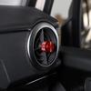2PCS Air Conditioning Vent Knob Cover Compatible with INEOS Grenadier 2020-2024 Air Condition Knob Trim Aluminum Alloy Car Decorative Knob Cover