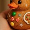 1/3Pcs Duck Ornament Handmade Texture Festive Christmas Decoration with Gift Bowknot Crutch Decor Xmas
