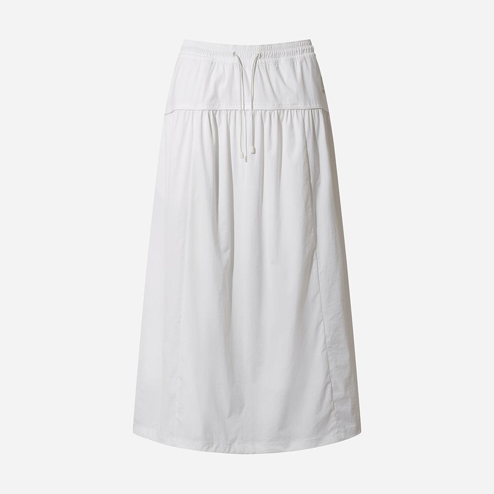 Diodi Women'S) See-Through Balloon Fit Skirt (Off White 2)