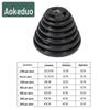 Aokedu Rubber-Coated Three-Hole Barbell Weight Plate