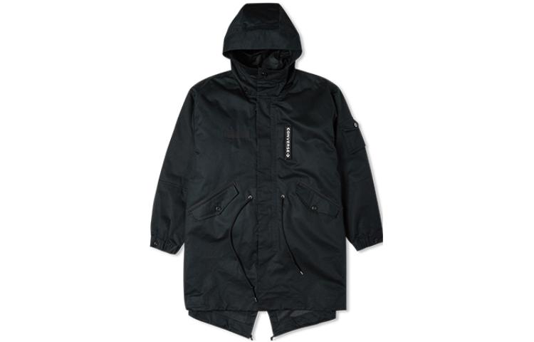 Converse Down Jackets Unisex Black Hooded Moderate Other 10023714-A02 S