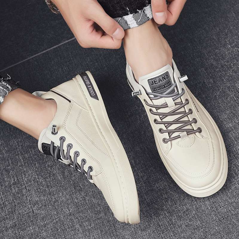 

Leather shoes men s summer new Martin boots British business dress big head thick sole height wedding groom casual shoes men 44