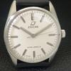 VINTAGE ENICAR STAR JEWELS HAND-WINDING SWISS MENS WHITE DIAL WATCH a703783-1 R213e-a703783