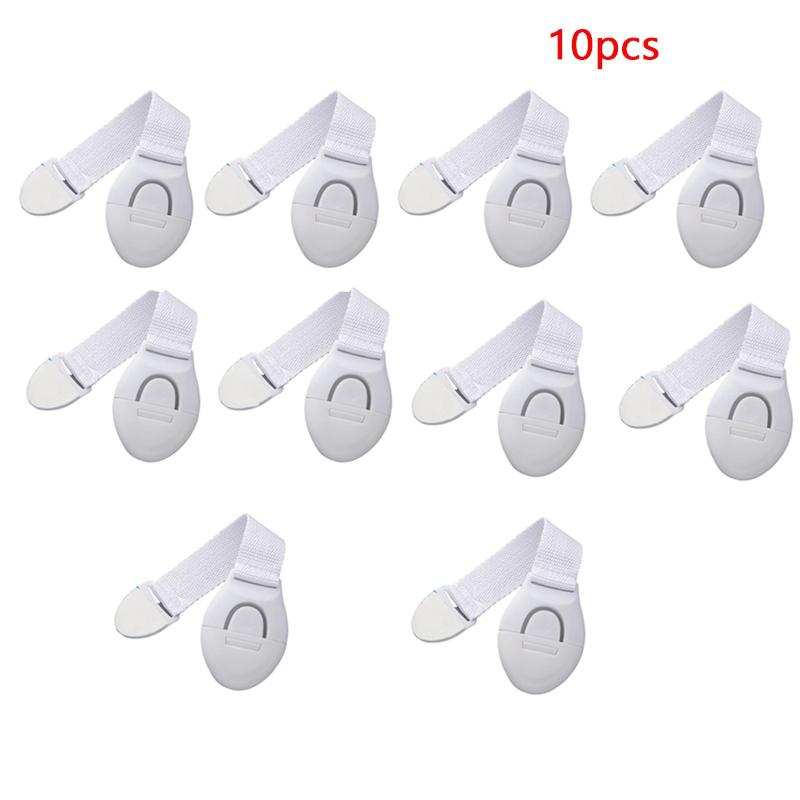 

10/20Pcs Baby Safety Latch Drawer Webbing Safety Lock Multifunctional Protection Cloth Belt Lock Drawer Lock Cabinet Door Locks