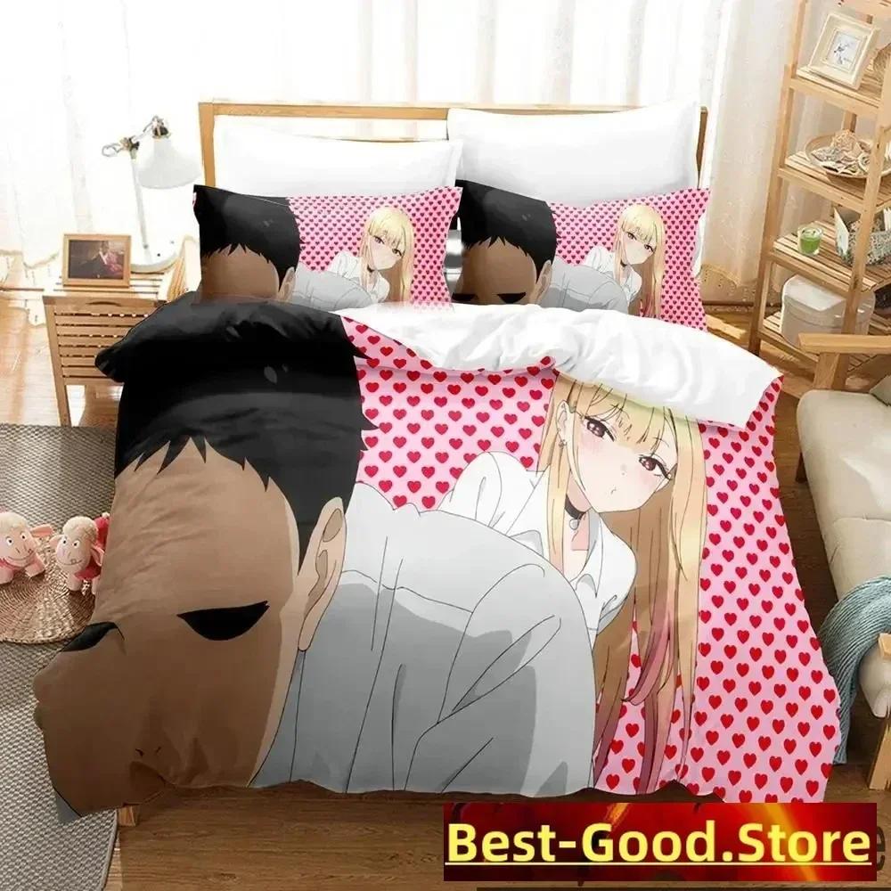 

3D Print My Dress Up Darling Bedding Set Duvet Cover Bed Set Quilt Cover Pillowcase Comforter king Queen Size Boys Adult 70x133cm 2pcs