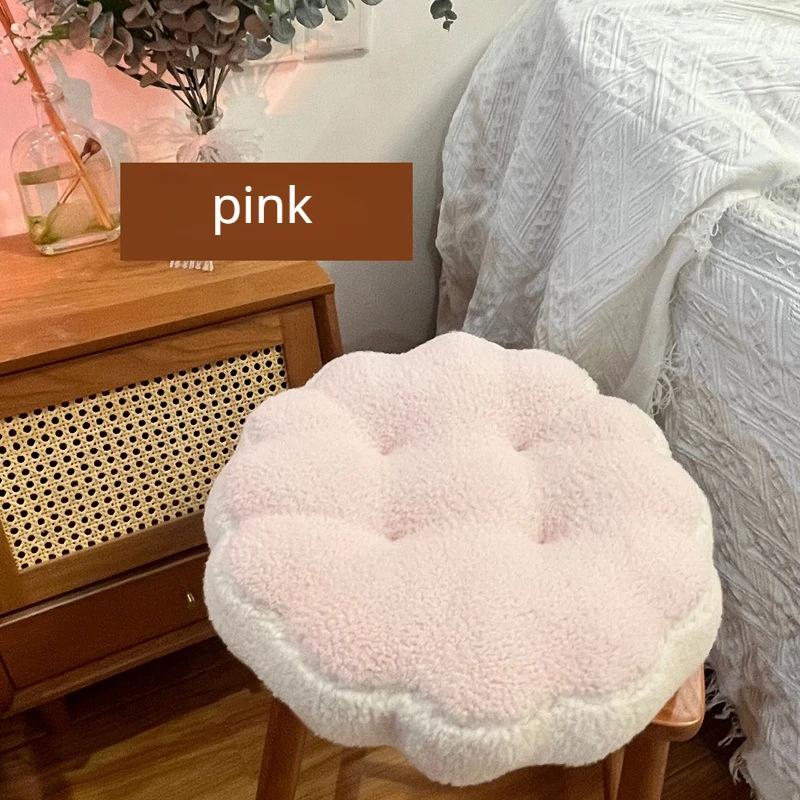 Cute Macaron Color Cushion Pillow Sofa Bed Sleeping Office Chair Cushion Soft Thick Bay Window Tatami Living Room Floor Mat