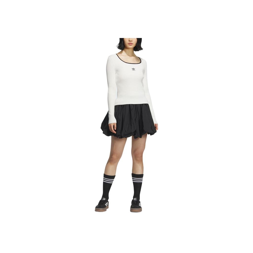 adidas Originali Gonna a Bolle Moda Classica Semplice Versatile Casual Gonna Corta Donna Gonne Nera KD8122