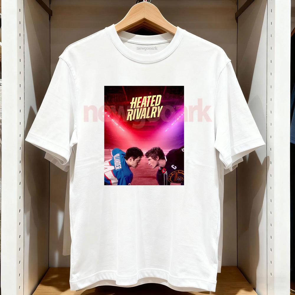 Shane Hollander and Ilya Rozanov Heated Rivalry TV Graphic T Shirts Women Unisex Couple Oneck Cotton Tshirt Casual Ropa Hombre
