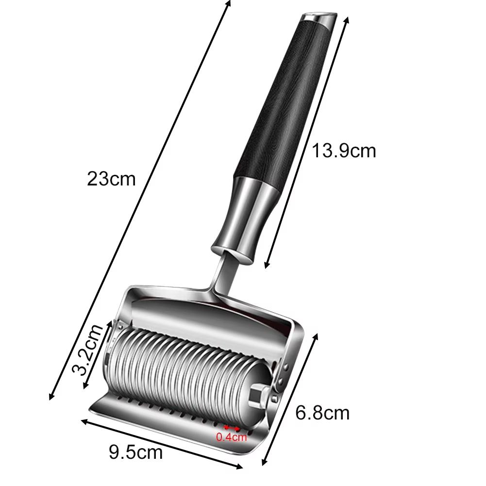 Manual Stainless Steel Noodle Garlic Cut Roller Cutter Dough Cutting Maker Helper Tool Dough Cutting Maker Kitchen Tool
