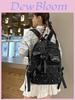 Minimalist Polyester Backpack For Teen Girls With Waterresistant Design For Casual Travel