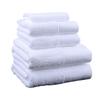 Five-Star Hotel Quality Pure Cotton Bath Towel Thickened Oversized Solid White Color Knitted Washcloths for Swimming Bathing