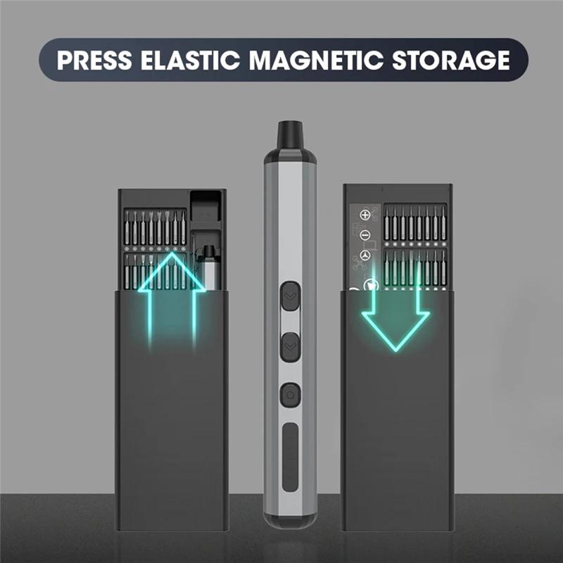 

2025 Trend 68 In 1 Cordless Electric Screwdriver Set Precision Screwdriver Set Screw Driver Bits Fast Charging With LED Light Ea чёрный