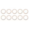 10Pcs 7cm Wooden Rings Handmade Wooden Unfinished Connecting Rings for Pendant Jewelry Production