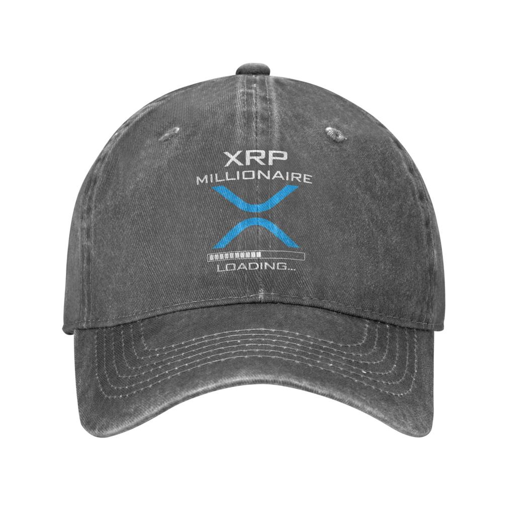 XRP Ripple Baseball Cap Sun Outdoor Sport Adjustable Washed Hip Hop Hats Men Adult Y2k Funny Design Baseball Caps