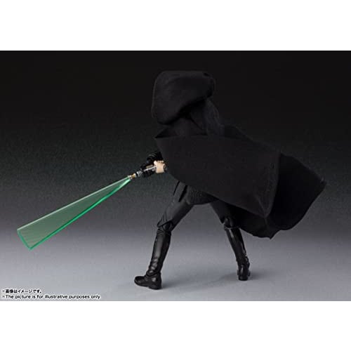 TAMASHII NATIONS S.H.Figuarts Star Wars: The Mandalorian Luke Skywalker, approximately 140mm, PVC & ABS painted action figure