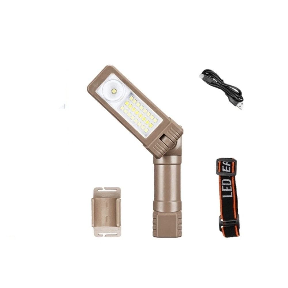 600 LM Brightness COB LED Work Light 1200 mAh Battery LED Warning Light Spot Lights  Camping Light