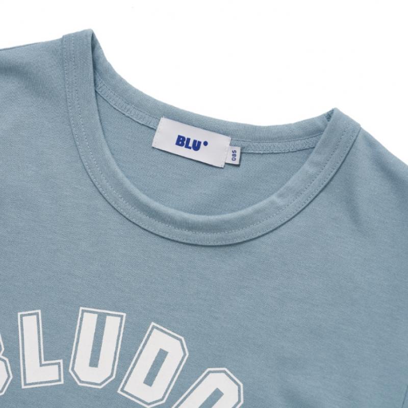 Blu DoT Long Sleeve Graphic PrinT T shirT Sb