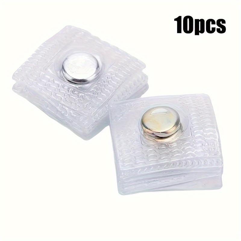 

10Pcs Invisible Magnetic Snap Fasteners, 0.99cm Metal Sewing Buttons for Clothing and Bags