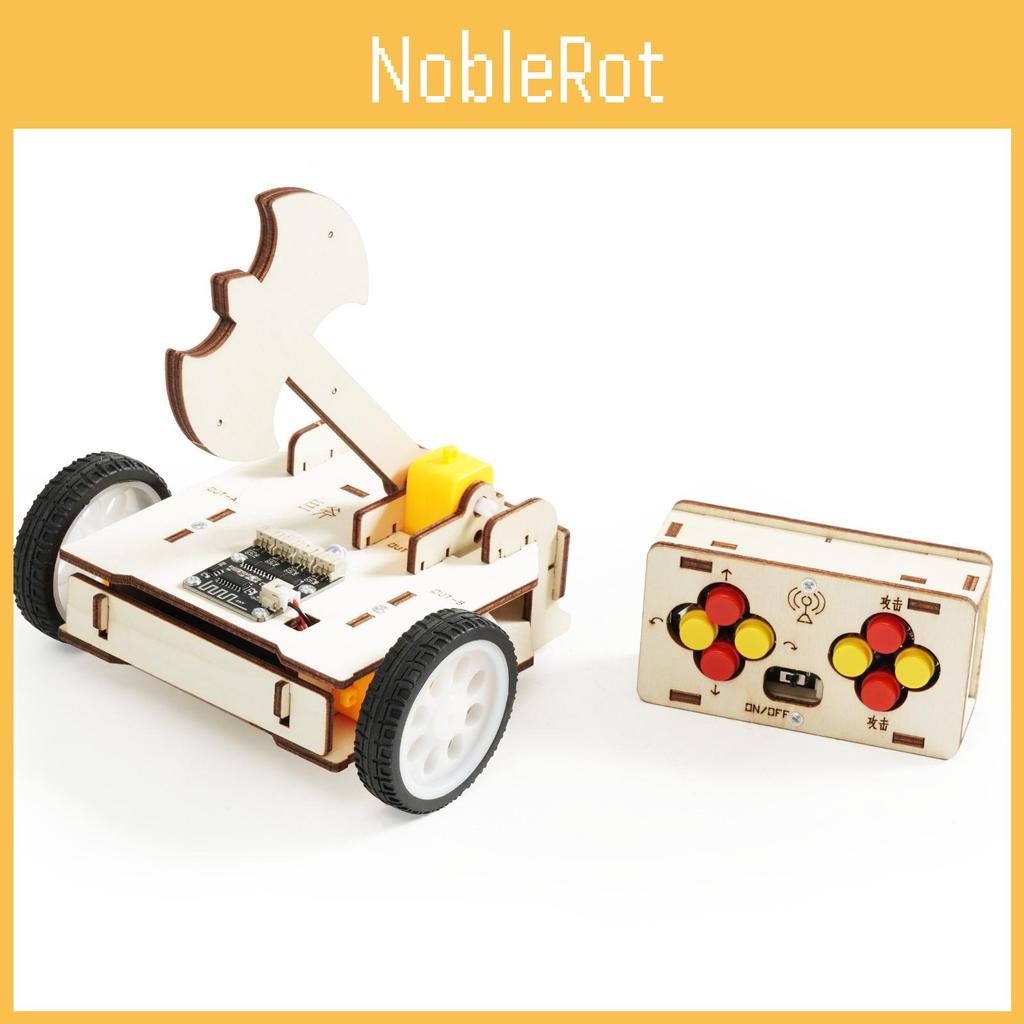 Remote Control Wooden Combat Vehicle Kit For Kids And Learning Enthusiasts