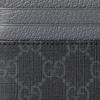 Gucci Logo Supreme Canvas Card Holder Unisex Wallets Black 795230-FACQC-1048