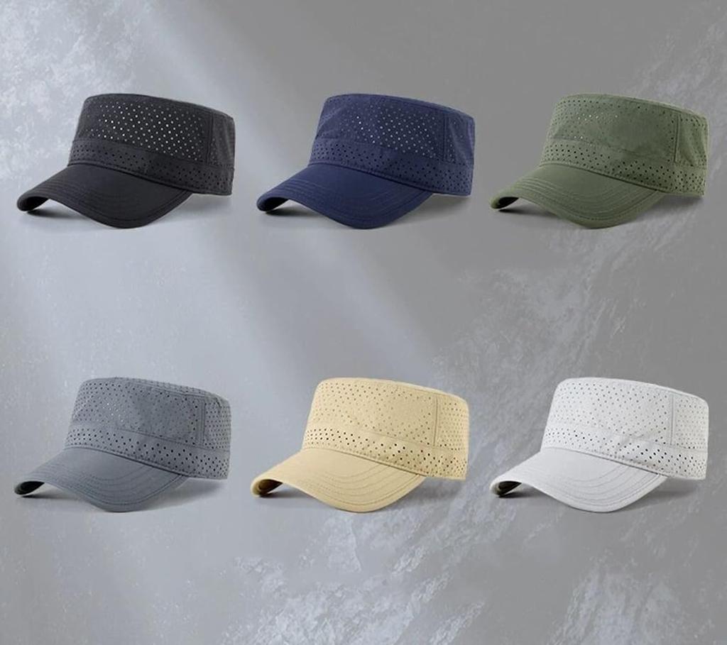 AXIAO Summer Breathable Work Classic Style Military Cap for and Baseball Sizes Men's Quick-Drying Cap, Fishing, Mountaineering, (JP, 56.0 Cm, 58.0 Cm,