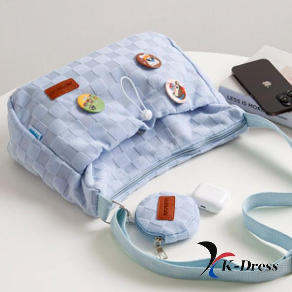 Mini Pouch Checkerboard Crossbody Bag (3 Colors)