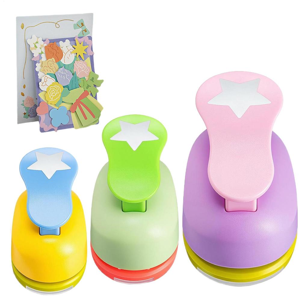 Star Punch DIY Embossing Punches Scrapbooking Machine Paper Cutting Hole Punch Labor Saving Punches