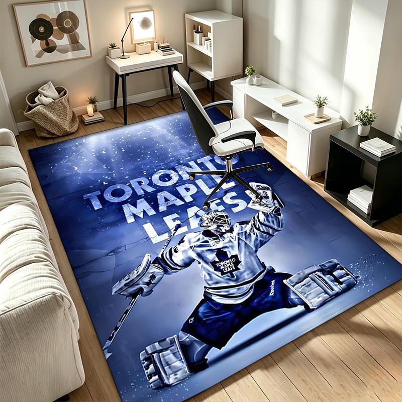 Go Leafs Go Koberec vhodný pro oblasti s kancelářskými židlemi, obývací pokoje a počítačové stoly, ideální pro domácí kanceláře a ideální vánoční dárek
