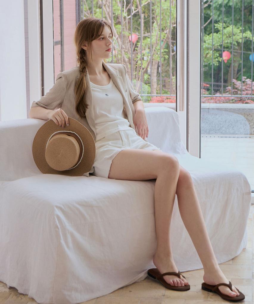 Slowlolli Lome Suede Flip Sandal_4 Colors