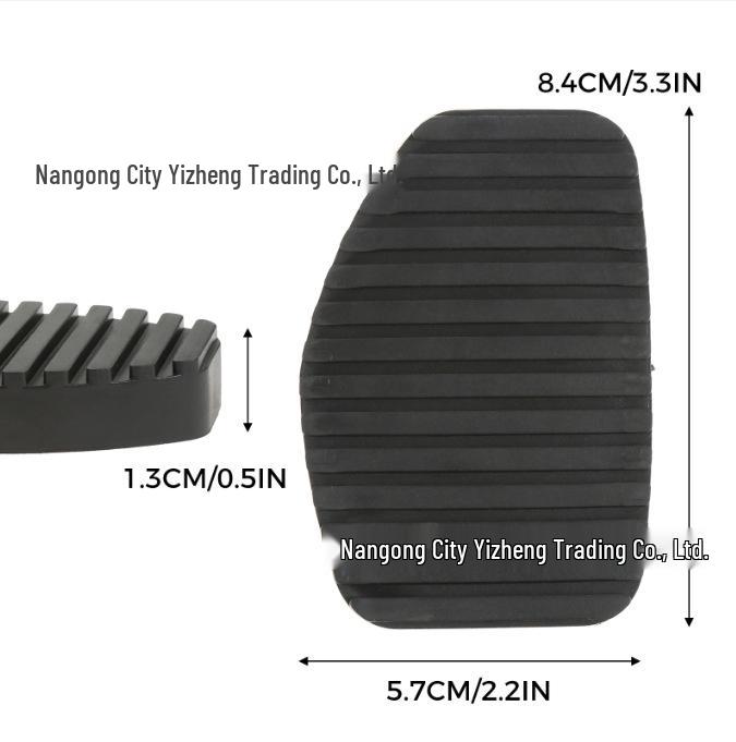 Compatible Clutch and Brake Pedal Pads for Dongfeng Fengshen S30, Citroen Elysee, Fukang - Model 213015.