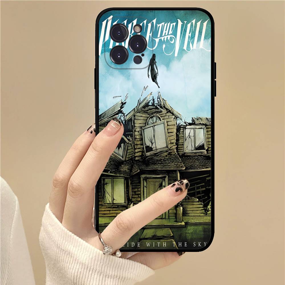 P-Pierce The Veil Band Phone Case For iPhone 16 15 14 11 12 13 Mini Pro XS Max Cover 6 7 8 Plus X Funda Shell
