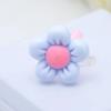 Non-Toxic 36Pcs Kids Cute Princess Rings Resin Cartoon Jewelry Flower Shape Adjustable Ring Set Creative Accessories Toys For Children Gifts