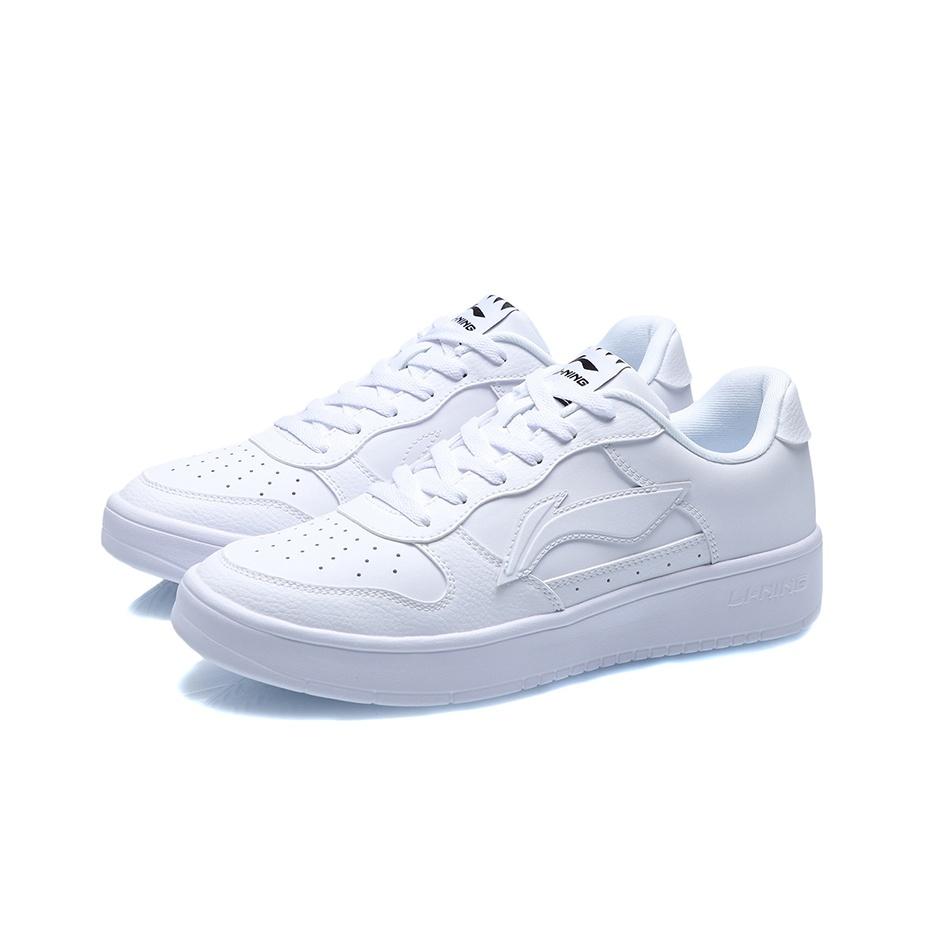 Li-Ning Rutschfeste Verschleißfeste Low-Top Skate Schuhe Perlweiß Herren Skate Schuhe AGCQ455-2