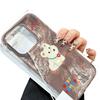 Fashionable Mobile Phone Case Borderless for Apple Mobile Phone Protective Cover Four-corner Lanyard Transparent Mobile Phone Case