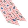 Scarf Bandana Twilly Multicolor Pink H061356 S 12 [Hermes] Women's [Item]