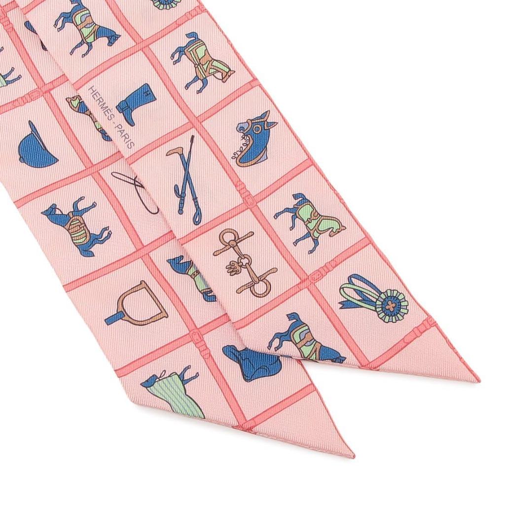 Scarf Bandana Twilly Multicolor Pink H061356 S 12 [Hermes] Women's [Item]