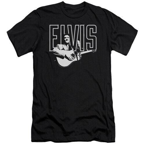 

Elvis Presley White Glow Classic Adult 30/1 T-Shirt Black Unisex T-Shirt XXXXL