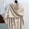 1Pieces Women's Vintage Jacquard Scarf All-season, winter, and autumn warm, soft, and stylish large shawls and wraps Extra-large air conditioning