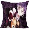 HEARMNY Anime DIABOLIK LOVERS Pillowcase Bedroom Home Decorative Gift Pillow Cover Square Zipper Pillow Cases Satin Soft Fabric