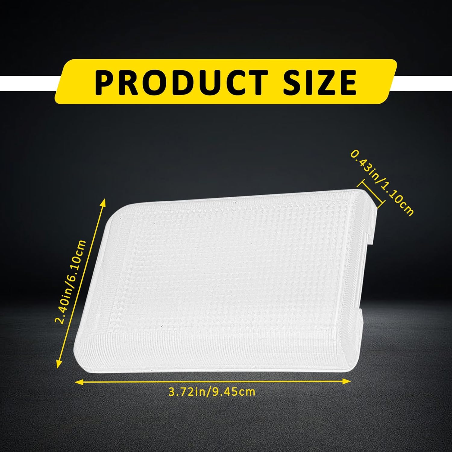 Interior Overhead Roof Dome Map Light Cover Lens for Toyota 4Runner 1984-1995 /Pickup 1984-1995/1983-1991 Camry / 1980-1988 Corolla / 1994-1998 T100