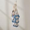 Mediterranean Fish Pendant Handmade Solid Wood Fish String Wall Decoration Wall Decoration Simulation Fish String Decoration