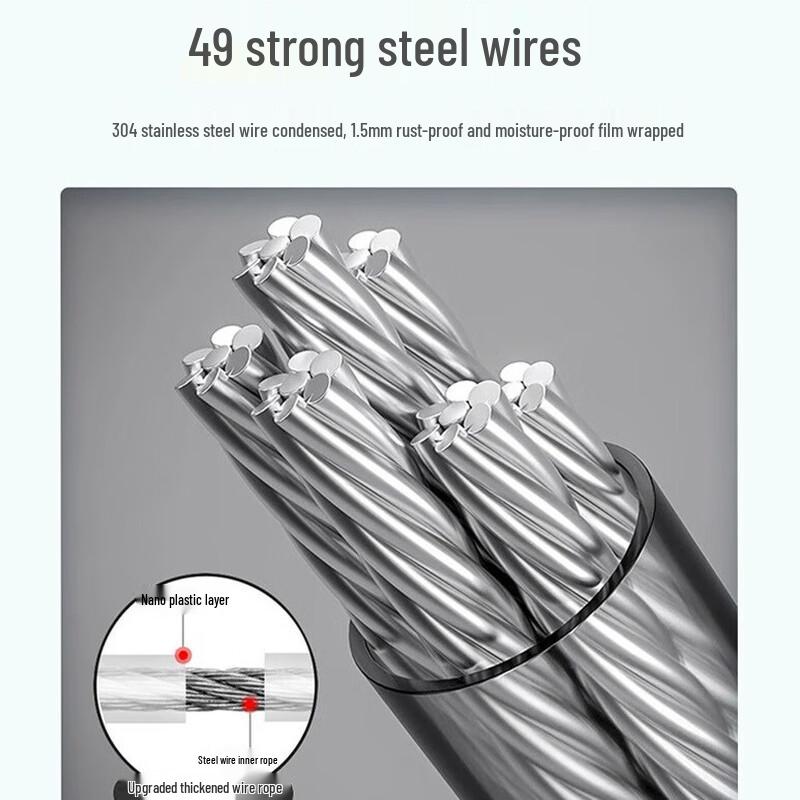 Yonglian Retractable Wall-Mounted Clothesline