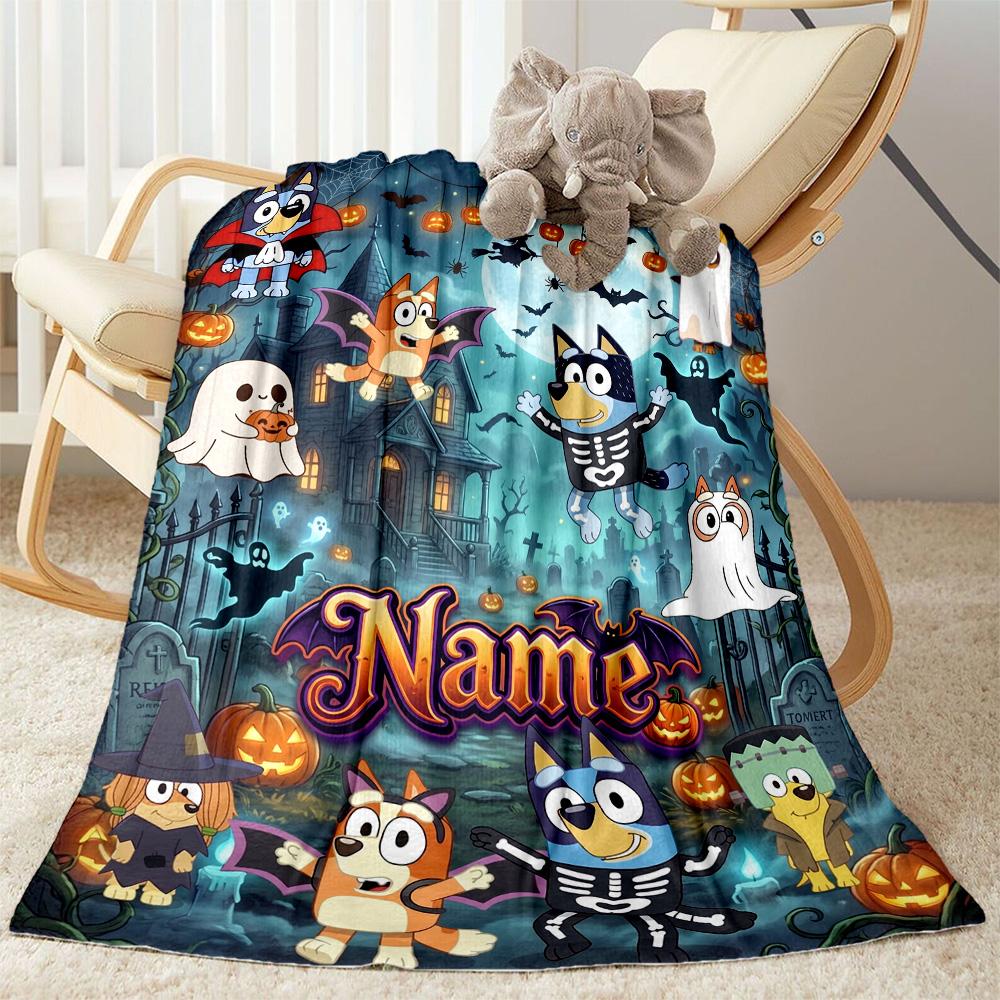 Christmas Friends Personalized Name Blanket Gift Personalized Blanket Comfortable Suitable for Couch Home Decor Livingroom Nap for All Occasions