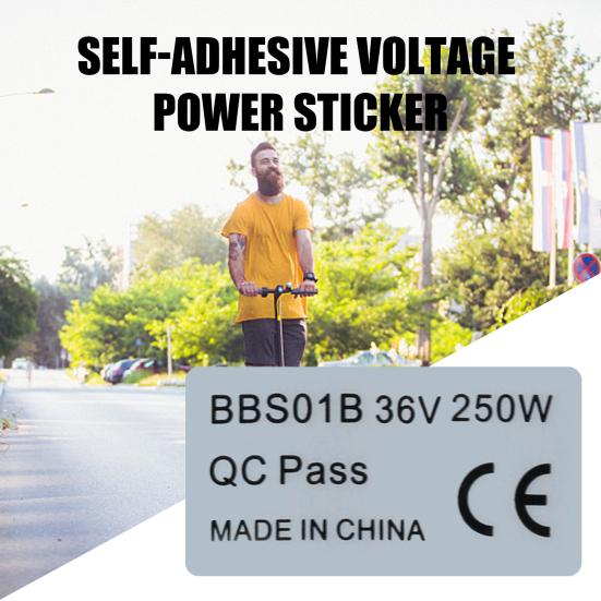 100 ks samolepek na motory kol, příslušenství, vodotěsné, snadno instalovatelné, 36V/250W 48V/750W, samolepky na elektrická kola pro Bafang