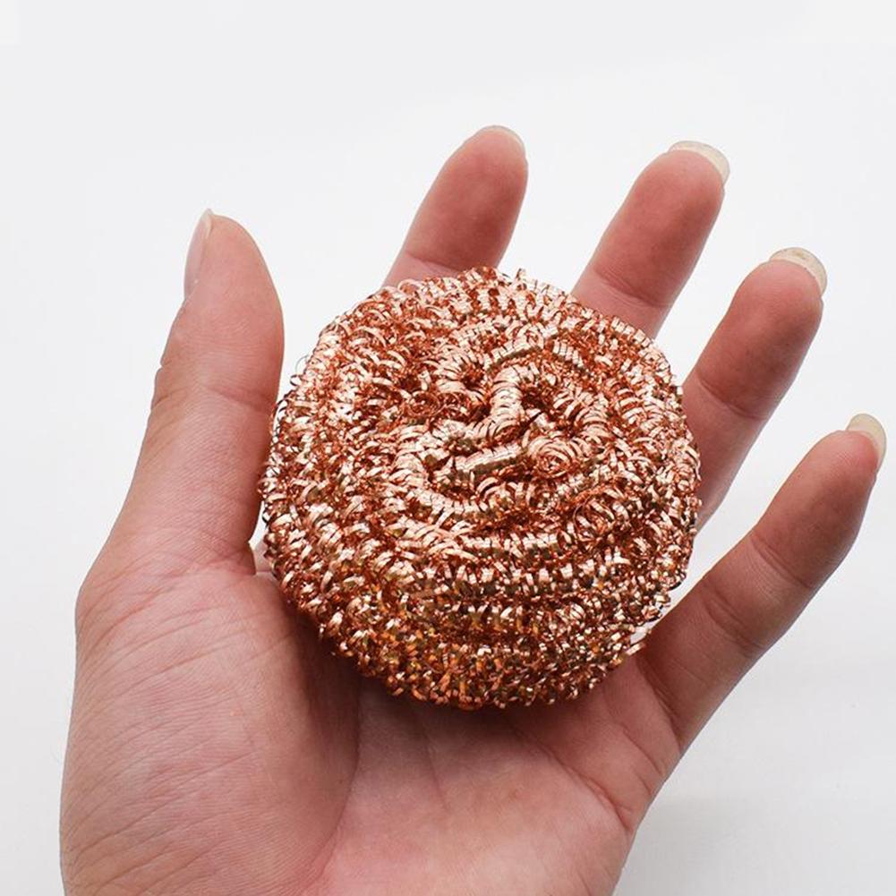 3x Copper-plated Wire Sponge Ball Iron Tip Nozzle Cleaner Slag Remover Tool