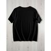 Black Mona Lisa Graphic T-Shirt - Cotton Casual Round Neck Short Sleeve Tee