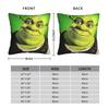 Cartoon Monster Shreks Pillowcase Soft Polyester Cushion Cover Decorations Pillow Case Cover Home Square 45*45Cm