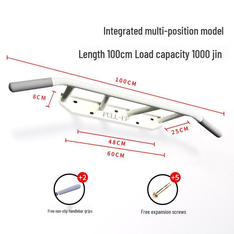Wall-Mounted Pull-Up Bar for Home Fitness & Strength Training