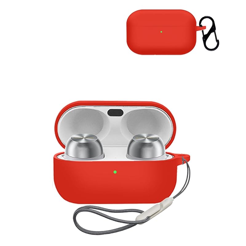 

correspondence For Technics EAH-AZ100 case cover [RIGFUJUN] Protective cover With carabiner Loss prevention case for earphones Scratch prevention